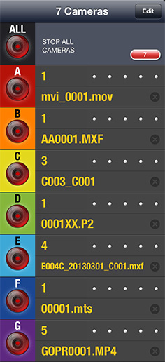 Image: MultiCamplugin camera list screen shot