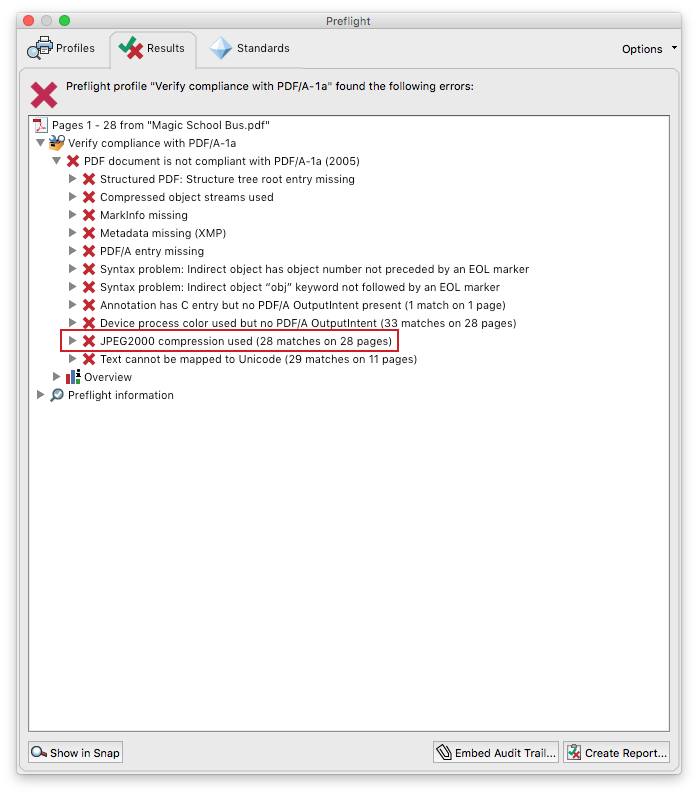 Image: PDF Document JPEG2000 Settings